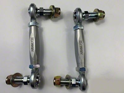 CorteX Adjustable Anti-Roll Bar End Links; Rear (15-24 Mustang)