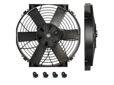 12-Inch Thermatic Electric Fan; 12-Volt (Universal; Some Adaptation May Be Required)