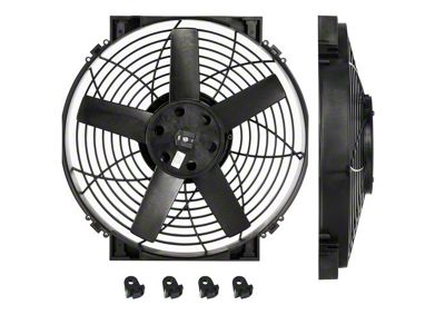 14-Inch Slimline Thermatic Electric Fan; 12-Volt (Universal; Some Adaptation May Be Required)