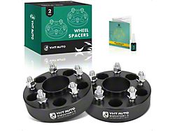 1.50-Inch 5-Lug Wheel Spacers; Rear Only; Black; Set of Two (97-19 Corvette C5, C6 & C7)