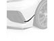 1VR Front Bumper Canards; Gloss Carbon Fiber Vinyl (20-24 Corvette C8)
