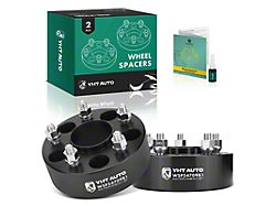 2-Inch 5-Lug Wheel Spacers; Black; Set of Two (97-19 Corvette C5, C6 & C7)