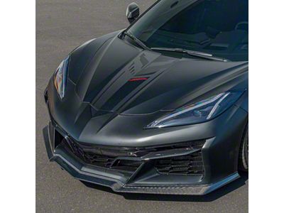 3-Piece Front Chin Splitter; Carbon Flash Metallic (23-24 Corvette C8 Z06)