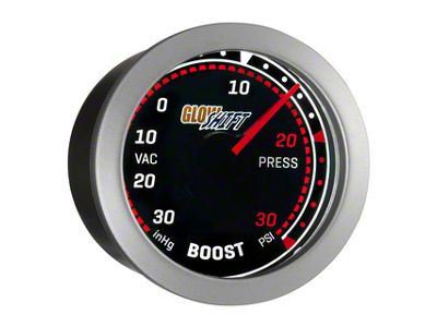 30 PSI Boost/Vacuum Gauge; Tinted (Universal; Some Adaptation May Be Required)