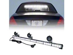 35-Inch 8 Series LED Directional Traffic Advisor Light Bar; White (Universal; Some Adaptation May Be Required)