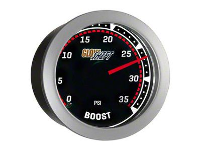 35 PSI Boost Gauge; Tinted (Universal; Some Adaptation May Be Required)