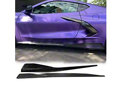 5VM Side Skirts; Carbon Fiber (20-25 Corvette C8 Stingray)