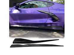 5VM Side Skirts; Carbon Fiber (20-24 Corvette C8 Stingray)