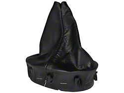6-Speed Shifter Boot; Black Leather (97-04 Corvette C5)