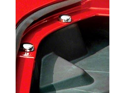 60-Piece Button Screw Cover Kit; Polished (97-04 Corvette C5)