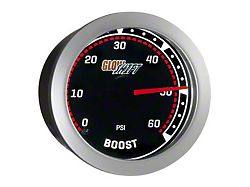 60 PSI Boost Gauge; Tinted (Universal; Some Adaptation May Be Required)