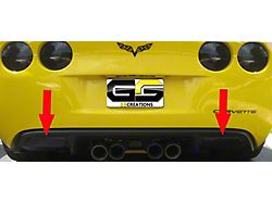 Acrylic Reverse Light Blackout Covers (05-13 Corvette C6)