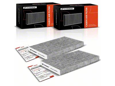 Activated Carbon Cabin Air Filter; Set of Two (05-19 Corvette C6 & C7)