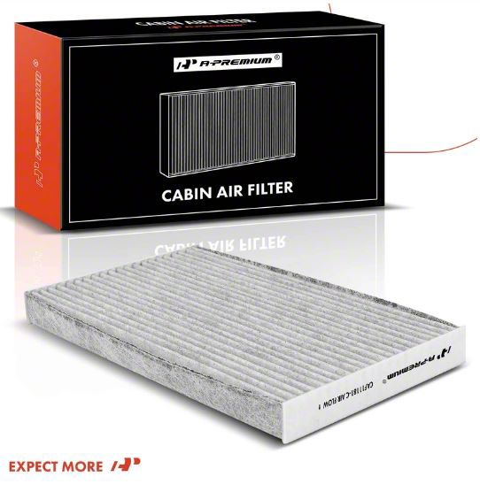 Corvette Activated Carbon Cabin Air Filter; Set of Two (05-19