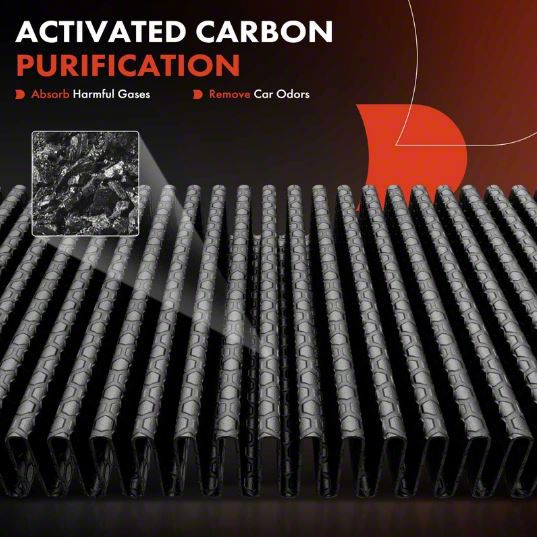 Corvette Activated Carbon Cabin Air Filter; Set of Two (05-19