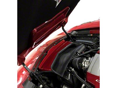 Air Intake Cover; Blade Silver Metallic (14-19 Corvette C7, Excluding ZR1)