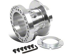 Aluminum Steel Wheel Hub Adapter; Silver (97-05 Corvette C4 & C5)