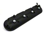 Aluminum Valve Cover; Driver Side; Black (09-19 Corvette C6 & C7)