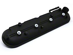 Aluminum Valve Cover; Passenger Side; Black (09-19 Corvette C6 & C7)