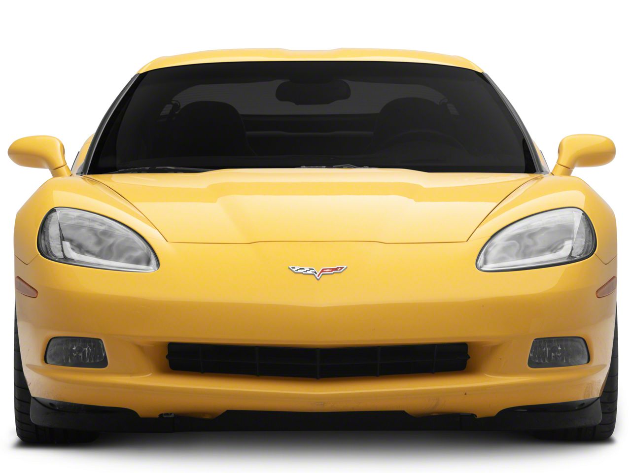 Corvette APEX Series HighPower LED Module Headlights; Black Housing