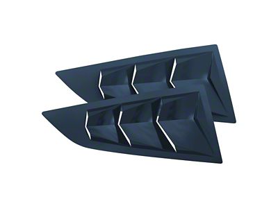 Bakkdraft Quarter Window Louvers; Night Race Blue (14-19 Corvette C7 Coupe)