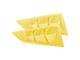 Bakkdraft Quarter Window Louvers; Velocity Yellow (14-19 Corvette C7 Coupe)