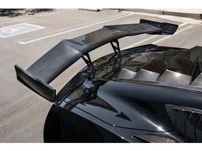 Base Rear Spoiler; Carbon Fiber (2019 Corvette C7 ZR1)