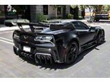 Base Rear Spoiler; Carbon Fiber (2019 Corvette C7 ZR1)