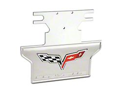 Billet Aluminum Exhaust Plate with C6 Logo (05-13 Corvette C6 w/o NPP Dual Mode Exhaust)