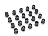Black OE Style Lug Nuts for OEM Wheels; M14x1.5; Set of 20 (20-26 Corvette C8)