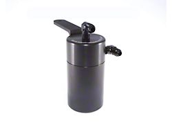 Black Standard Oil Catch Can; Brass Fittings/Rubber Hoses (14-19 Corvette C7)