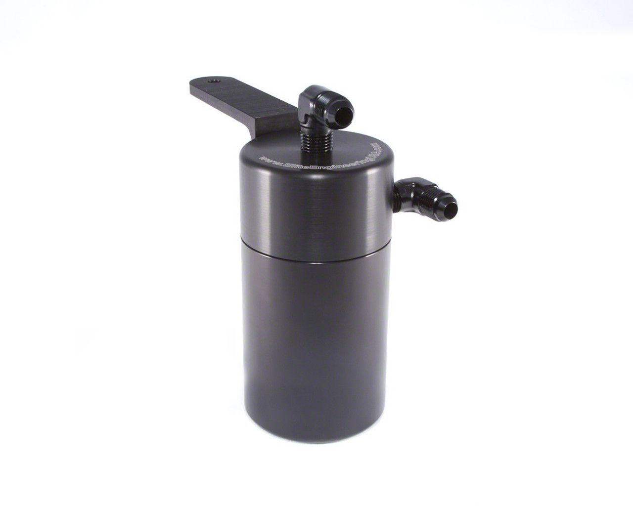 CYH Aluminum Billet Oil Catch Can For 05-12 Chevy Corvette LS2 LS3 LS7 Z06 – Black Finish, 1-Year Warranty