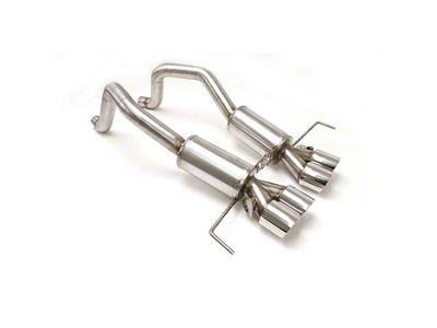 Bullet-PRT Axle-Back Exhaust System with Round Polished Tips (15-19 Corvette C7 Z06)