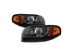 Bumper Lights; Black (97-04 Corvette C5)