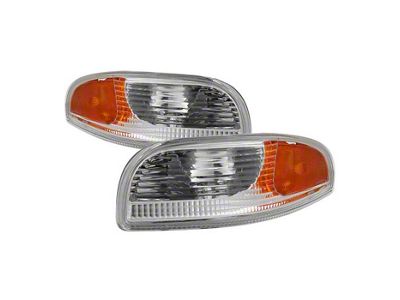 Bumper Lights; Chrome (97-04 Corvette C5)