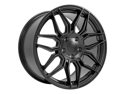 CV03C Gunmetal Machined Wheel; Front Only; 18x8.5 (05-13 Corvette C6)