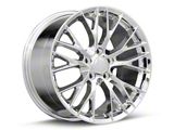 CV22 Chrome Wheel; Front Only; 19x8.5; 56mm Offset (05-13 Corvette C6)