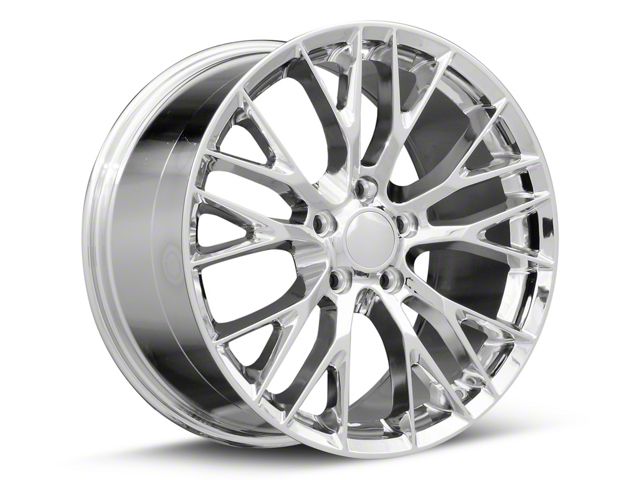 CV22 Chrome Wheel; Front Only; 19x8.5 (05-13 Corvette C6)