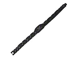 C7 Emblem Carbon Fiber Bracelet; 8.25-Inch