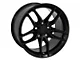 C7 Stingray Style Satin Black Wheel; Front Only; 17x9.5 (97-04 Corvette C5)