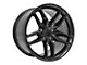 C7 Stingray Style Satin Black Wheel; Rear Only; 18x10.5 (97-04 Corvette C5)