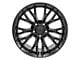 C7 Z06 Style Satin Black Wheel; Rear Only; 18x10.5 (97-04 Corvette C5)