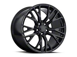 C7 ZO6 Replica Gloss Black Wheel; Rear Only; 19x10; 56mm Offset (97-04 Corvette C5, Excluding Z06)