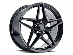 C7 ZR1 Replica Carbon Black Wheel; Rear Only; 18x9.5 (97-04 Corvette C5)