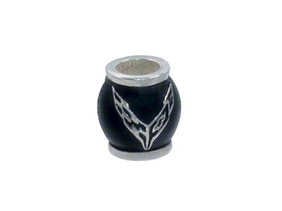 C8 Emblem Pandora Style Barrel Bead