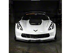 C8 Style Headlights; Black Housing; Smoked Lens (14-19 Corvette C7)