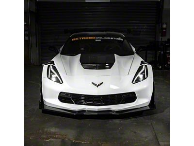 C8 Style Headlights; Black Housing; Smoked Lens (14-19 Corvette C7)