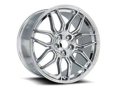C8 ZO6 Replica Chrome Wheel; Rear Only; 20x11; 52mm Offset (20-26 Corvette C8 Stingray)