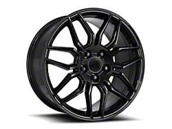C8 ZO6 Replica Gloss Black Wheel; Rear Only; 19x10; 79mm Offset (14-19 Corvette C7 Stingray)