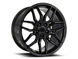 C8 ZO6 Replica Gloss Black Wheel; Rear Only; 20x11; 52mm Offset (20-26 Corvette C8 Stingray)